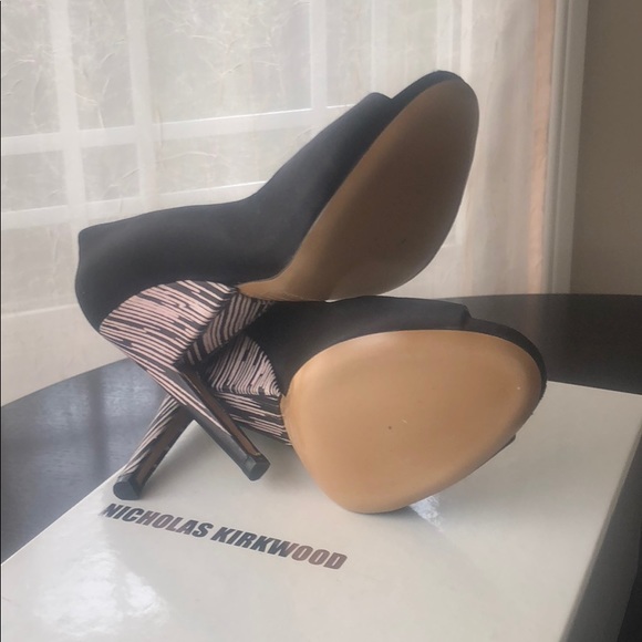Nicholas Kirkwood Satin Heels - Picture 3 of 4